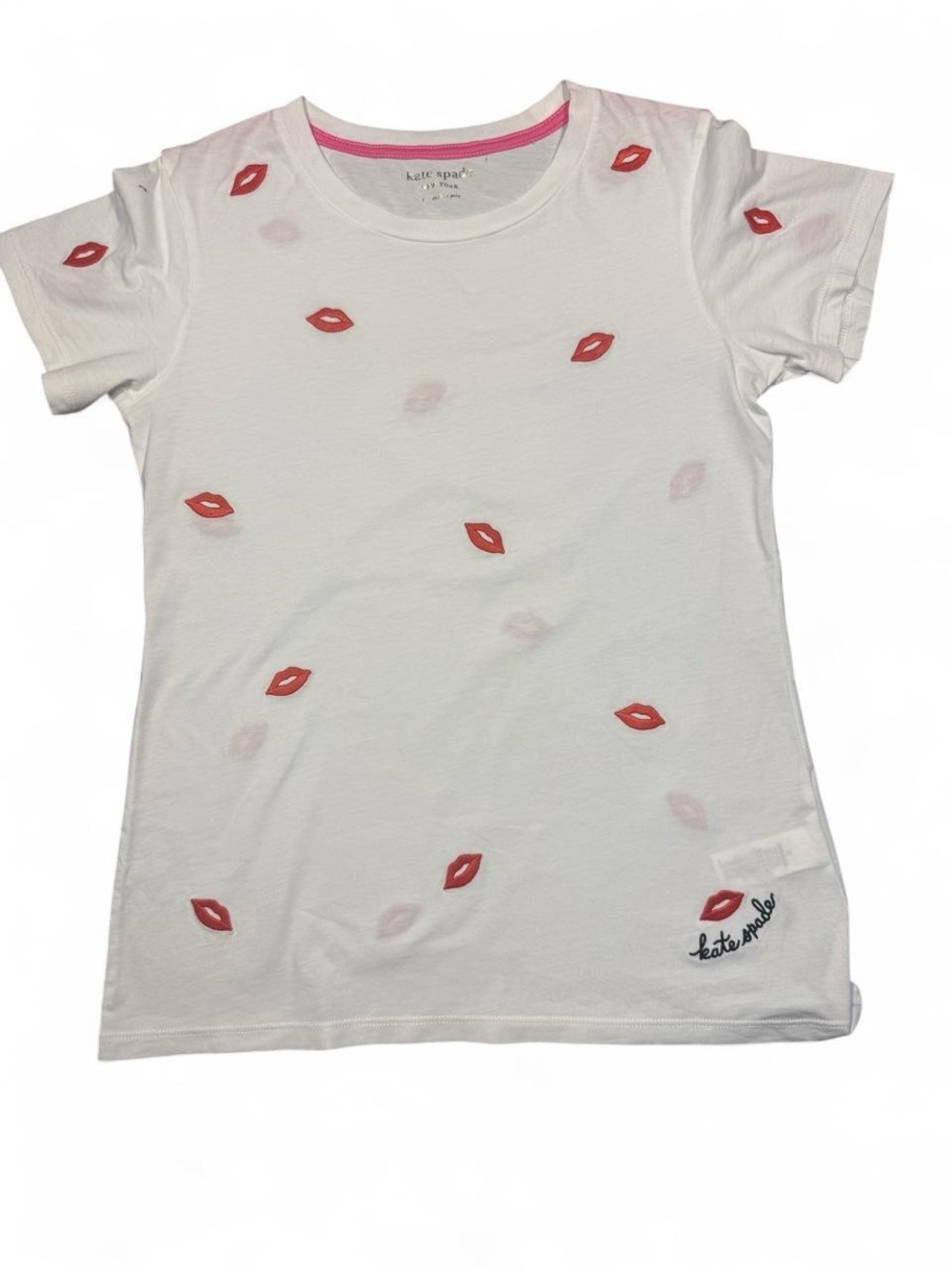 Kate Spade Embroidered Lips Tee 💋✨
